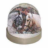 Horses in Love Animal Photo Snow Globe Waterball