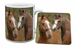 Horse Montage Mug and Coaster Set