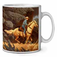 Horse Riding Cowboy Ceramic 10oz Coffee Mug/Tea Cup