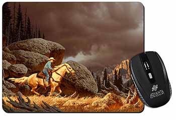 Horse Riding Cowboy Computer Mouse Mat