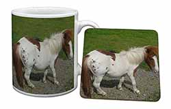Shetland Pony Mug and Coaster Set