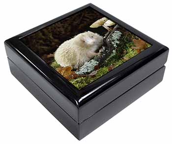 Albino Hedgehog Wildlife Keepsake/Jewellery Box