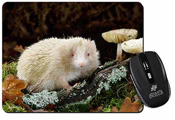 Albino Hedgehog Wildlife Computer Mouse Mat