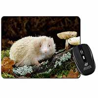 Albino Hedgehog Wildlife Computer Mouse Mat