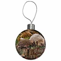 Mother and Baby Hedgehog Christmas Bauble