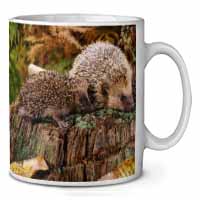 Mother and Baby Hedgehog Ceramic 10oz Coffee Mug/Tea Cup