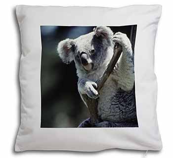 Cute Koala Bear Soft White Velvet Feel Scatter Cushion