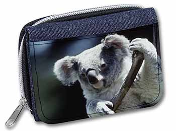 Cute Koala Bear Unisex Denim Purse Wallet