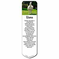 Llama Bookmark, Book mark, Printed full colour