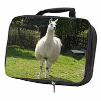 Llama Black Insulated School Lunch Box/Picnic Bag