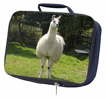 Llama Navy Insulated School Lunch Box/Picnic Bag