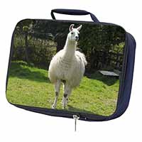 Llama Navy Insulated School Lunch Box/Picnic Bag