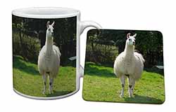 Llama Mug and Coaster Set