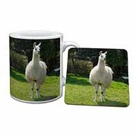 Llama Mug and Coaster Set