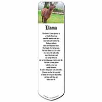 Llama Bookmark, Book mark, Printed full colour