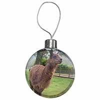 Llama Christmas Bauble