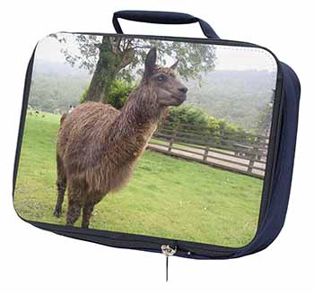 Llama Navy Insulated School Lunch Box/Picnic Bag