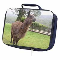 Llama Navy Insulated School Lunch Box/Picnic Bag