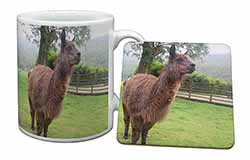 Llama Mug and Coaster Set