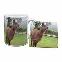 Llama Mug and Coaster Set