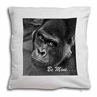 Be Mine! Gorilla Soft White Velvet Feel Scatter Cushion