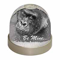 Be Mine! Gorilla Snow Globe Photo Waterball