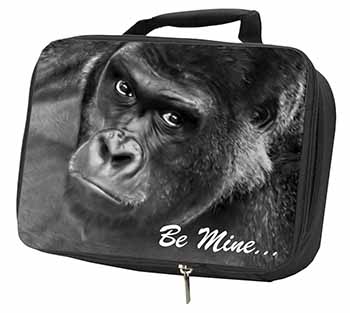 Be Mine! Gorilla Black Insulated School Lunch Box/Picnic Bag