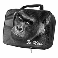 Be Mine! Gorilla Black Insulated School Lunch Box/Picnic Bag