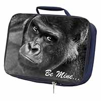 Be Mine! Gorilla Navy Insulated School Lunch Box/Picnic Bag