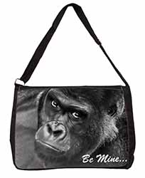 Be Mine! Gorilla Large Black Laptop Shoulder Bag School/College