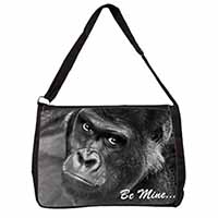 Be Mine! Gorilla Large Black Laptop Shoulder Bag School/College