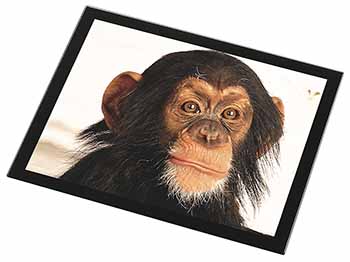 Chimpanzee Black Rim High Quality Glass Placemat