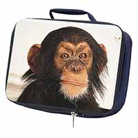 Chimpanzee Navy Insulated School Lunch Box/Picnic Bag
