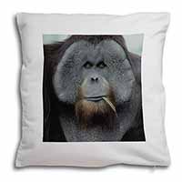 Handsome Orangutan Soft White Velvet Feel Scatter Cushion