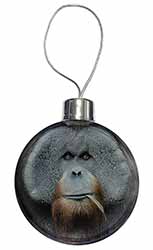 Handsome Orangutan Christmas Bauble