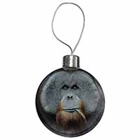 Handsome Orangutan Christmas Bauble