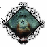 Handsome Orangutan Wrought Iron Wall Art Candle Holder