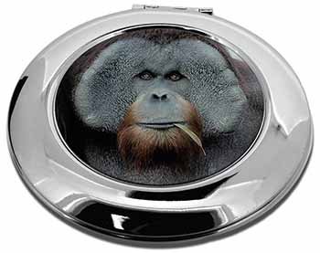 Handsome Orangutan Make-Up Round Compact Mirror