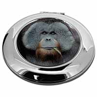 Handsome Orangutan Make-Up Round Compact Mirror