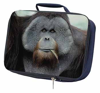 Handsome Orangutan Navy Insulated School Lunch Box/Picnic Bag