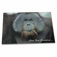 Large Glass Cutting Chopping Board Orangutan 