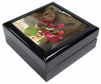 Monkey with Flowers Keepsake/Jewellery Box Christmas Gift