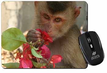 Monkey with Flowers Computer Mouse Mat Christmas Gift Idea