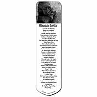 Baby Mountain Gorilla Bookmark, Book mark, Printed full colour