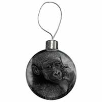 Baby Mountain Gorilla Christmas Bauble