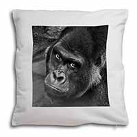 Gorilla Soft White Velvet Feel Scatter Cushion