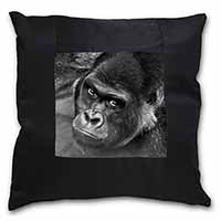 Gorilla Black Satin Feel Scatter Cushion