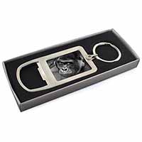 Gorilla Chrome Metal Bottle Opener Keyring in Box