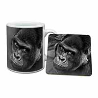 Gorilla Mug and Coaster Set