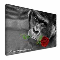 Gorilla+Red Rose 